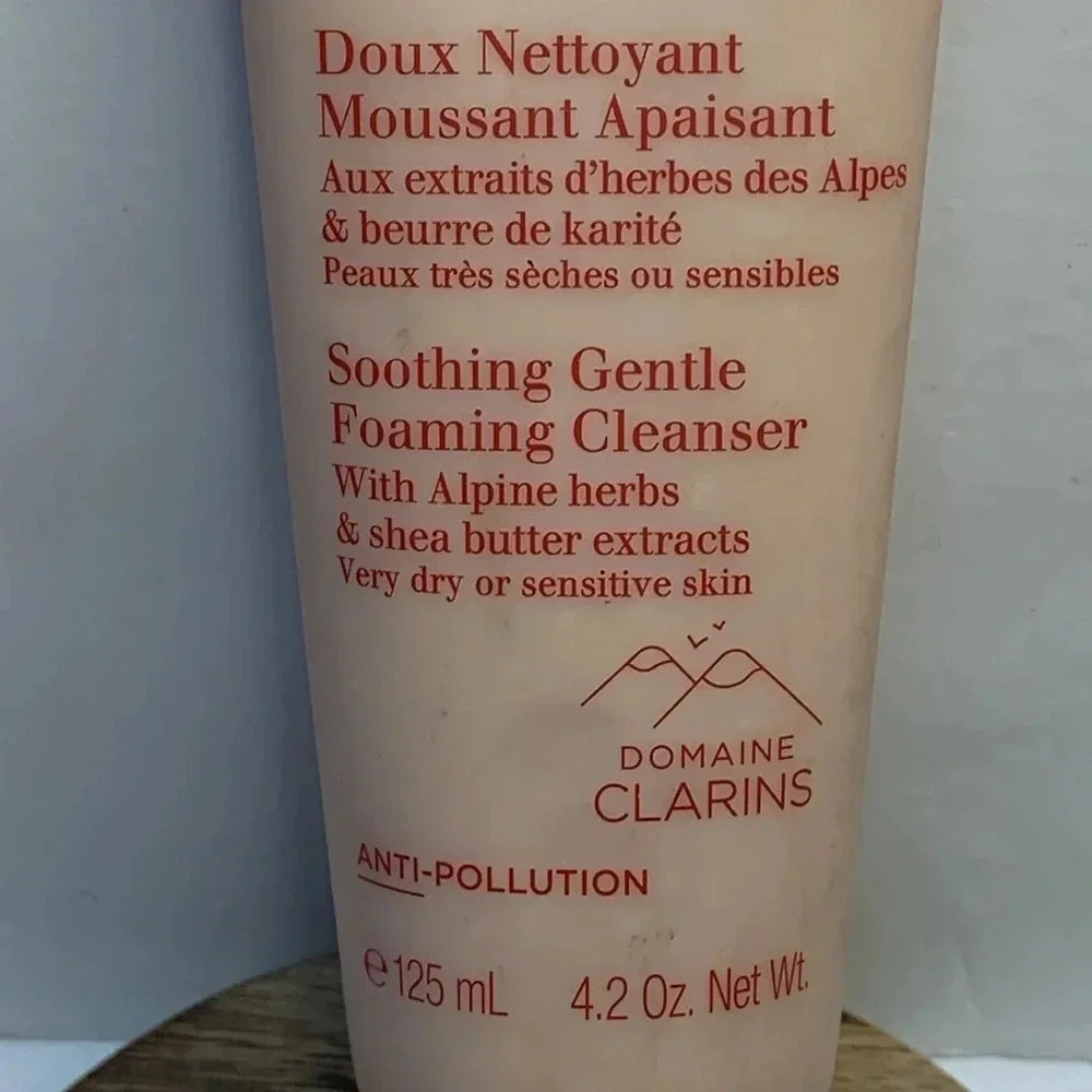 CLARINS Gentle Face Wash Cleanser Skin with Shea Butter 4.2 fl oz/125ml New